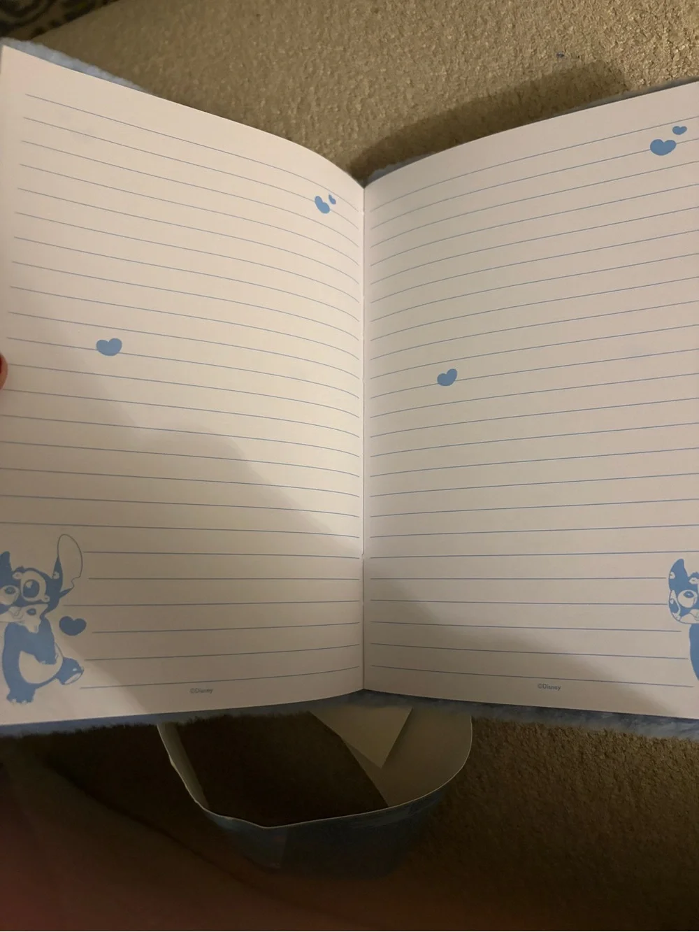 Disney Plush Stitch Journal Notebook